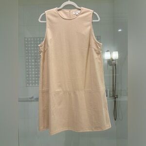 THML Ribbed Cream Dress